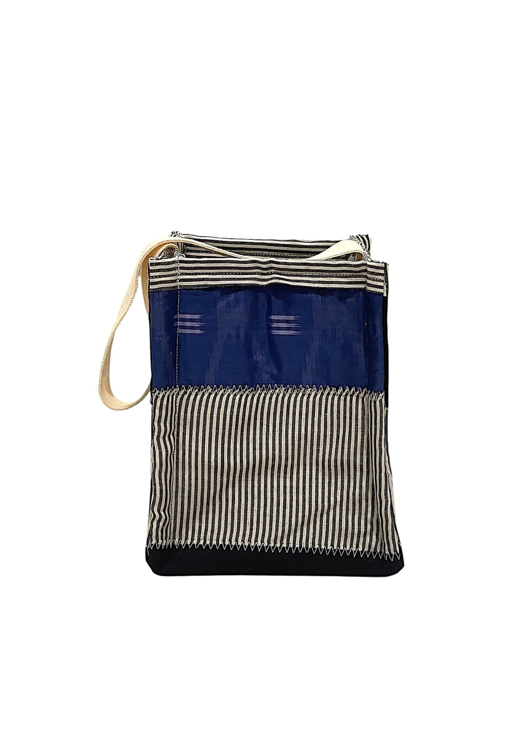 Indigo Patchwork Hamper