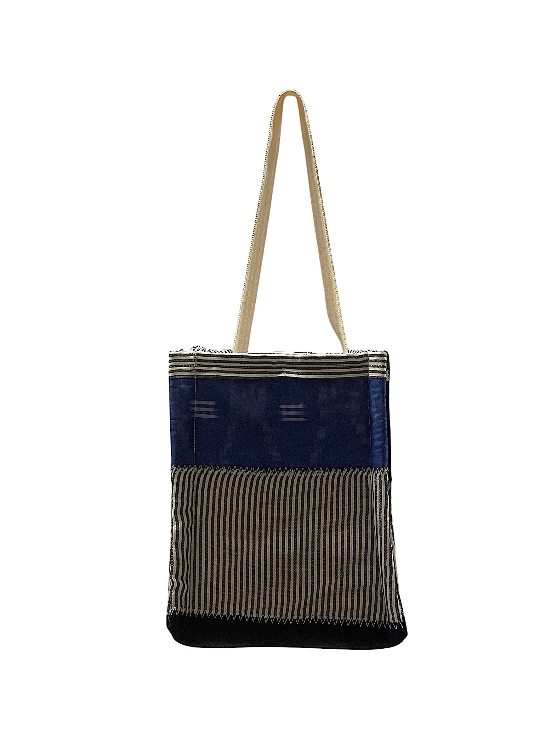 Indigo Patchwork Hamper
