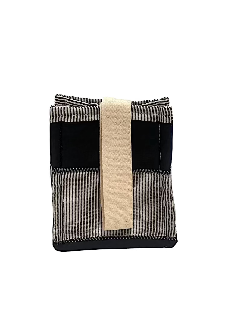 Indigo Patchwork Hamper