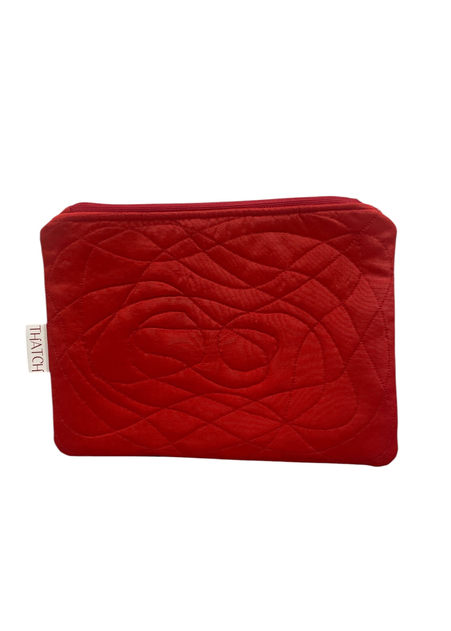 Patch purse - Rose red