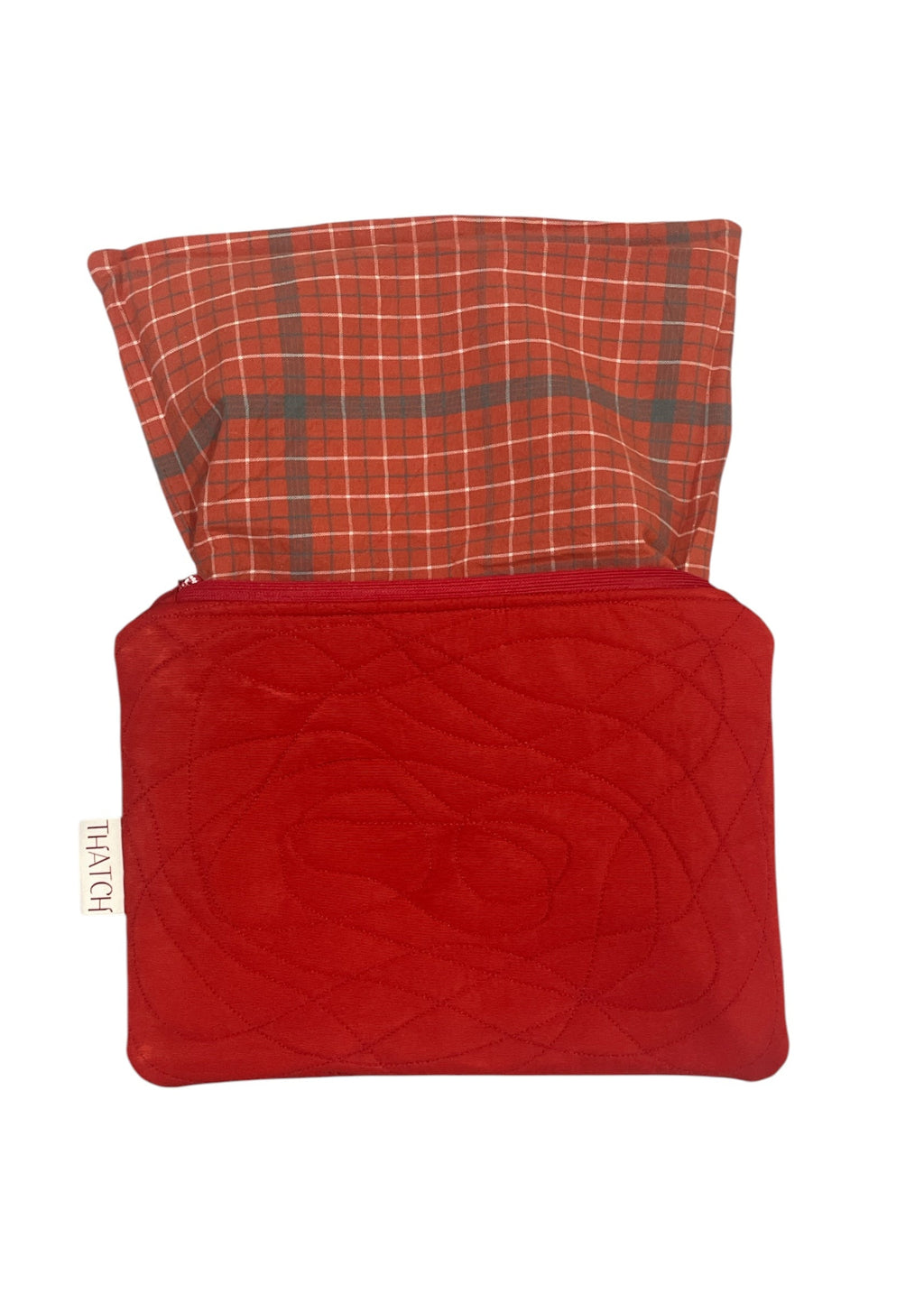 Patch purse - Rose red
